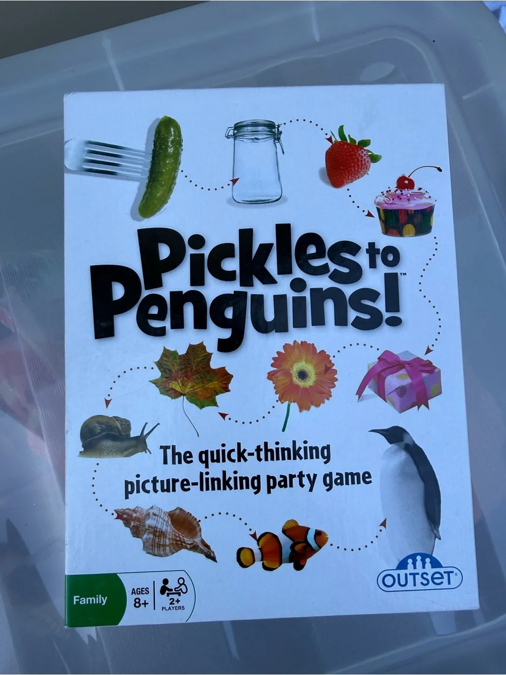 Pickles to Penguins! Party Picture-Linking Game. New.